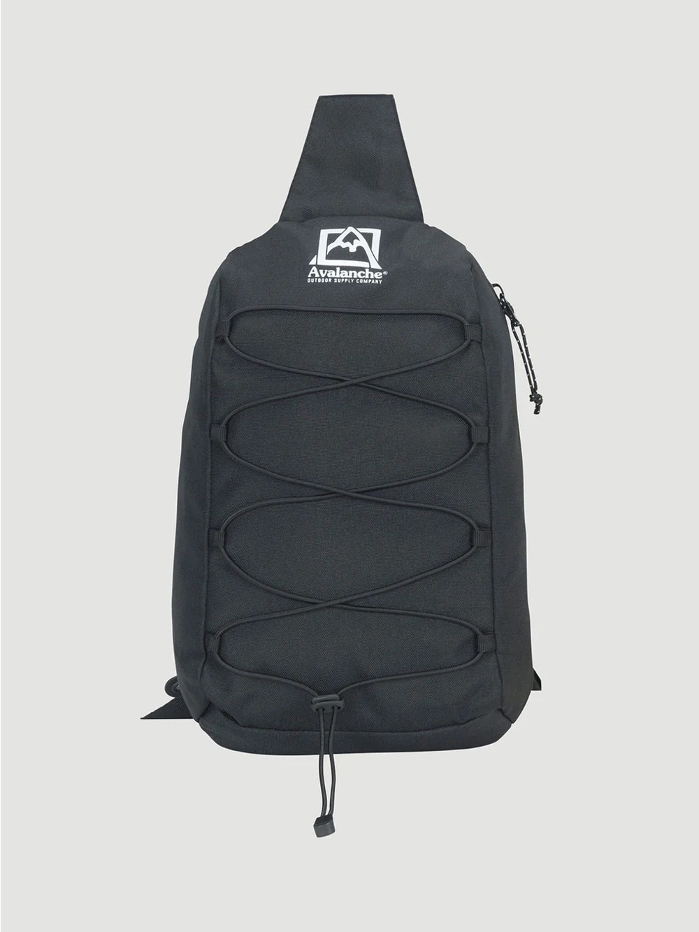 Avalanche Black Single-Shoulder Sling Backpack